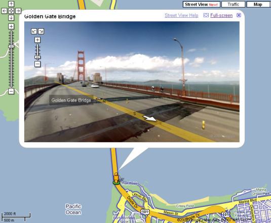 google maps street view van. Google maps street view